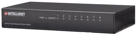 10/100 8 Port Switch- Desk- Metal