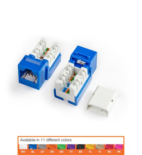 KJNE-8P8C-C6-90-WH-25 JACK PACK WHITE