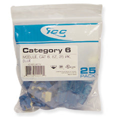 IC107L6CBL CAT6 EZ 25 PK BLUE