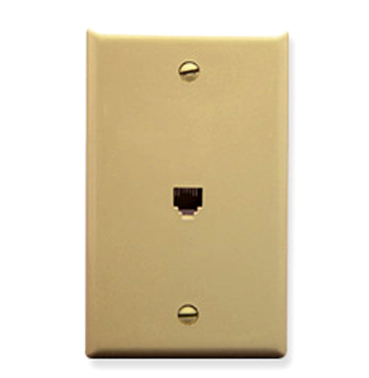 WALL PLATE- VOICE 6P6C- IVORY