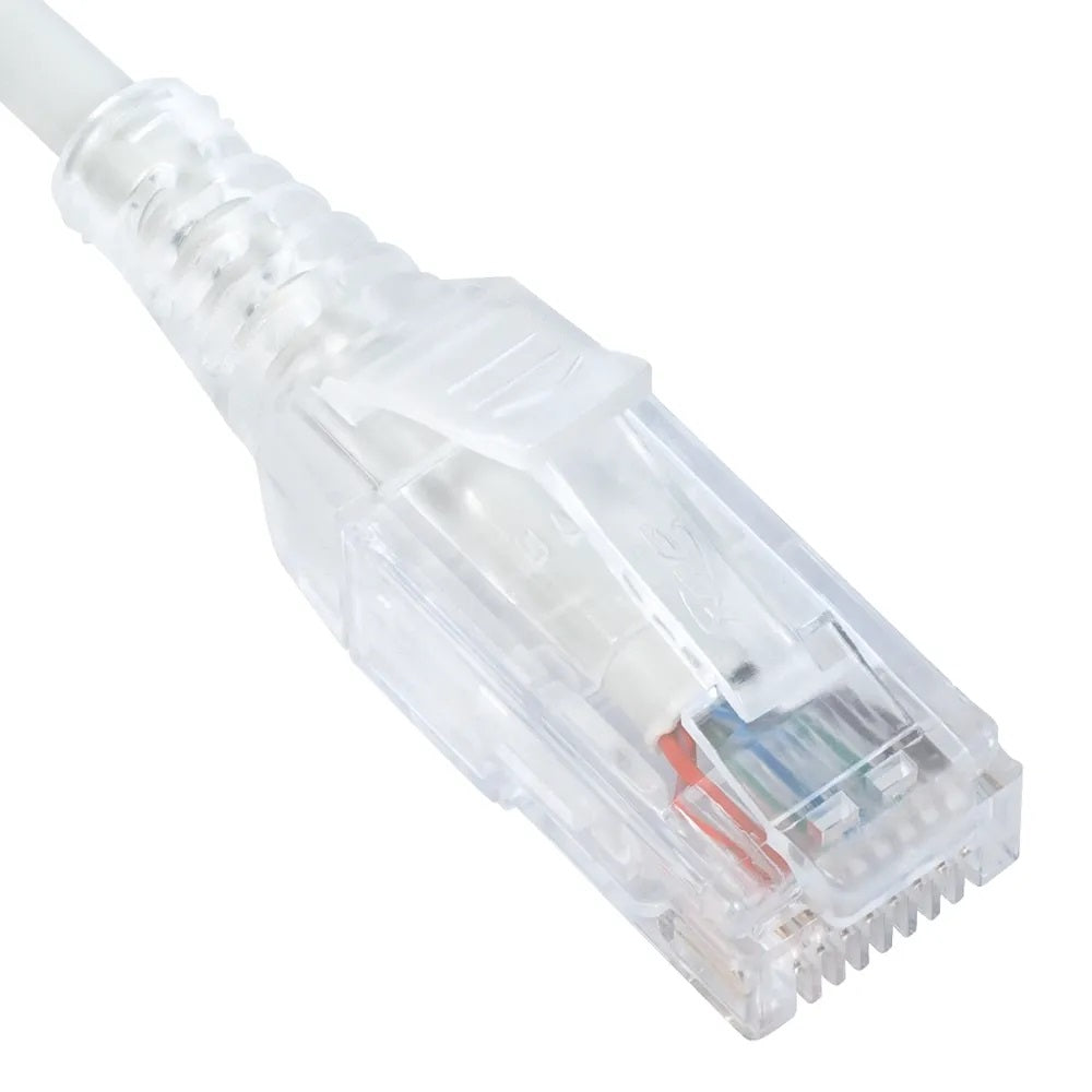 PATCH CORD- CAT 6 SLIM CLEAR SR 10PK 3F