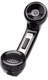 WS-2402 PTT PTS HANDSET BLACK