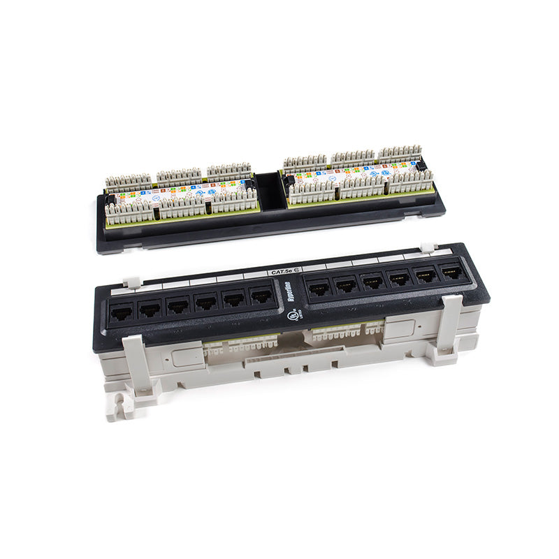 12 PORT CAT5e PATCH PANEL