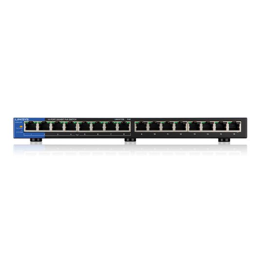 16-Port Desktop Gigabit Switch 8 Prt POE